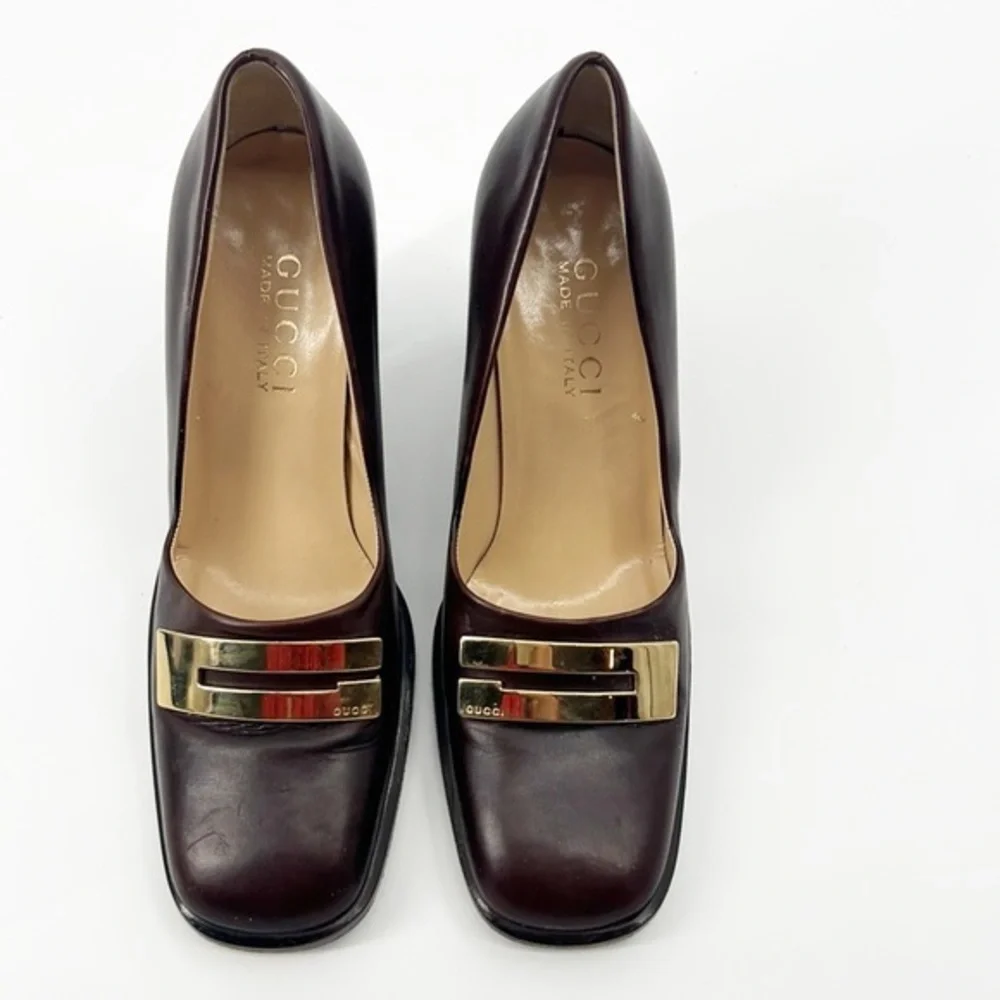 Gucci square toe